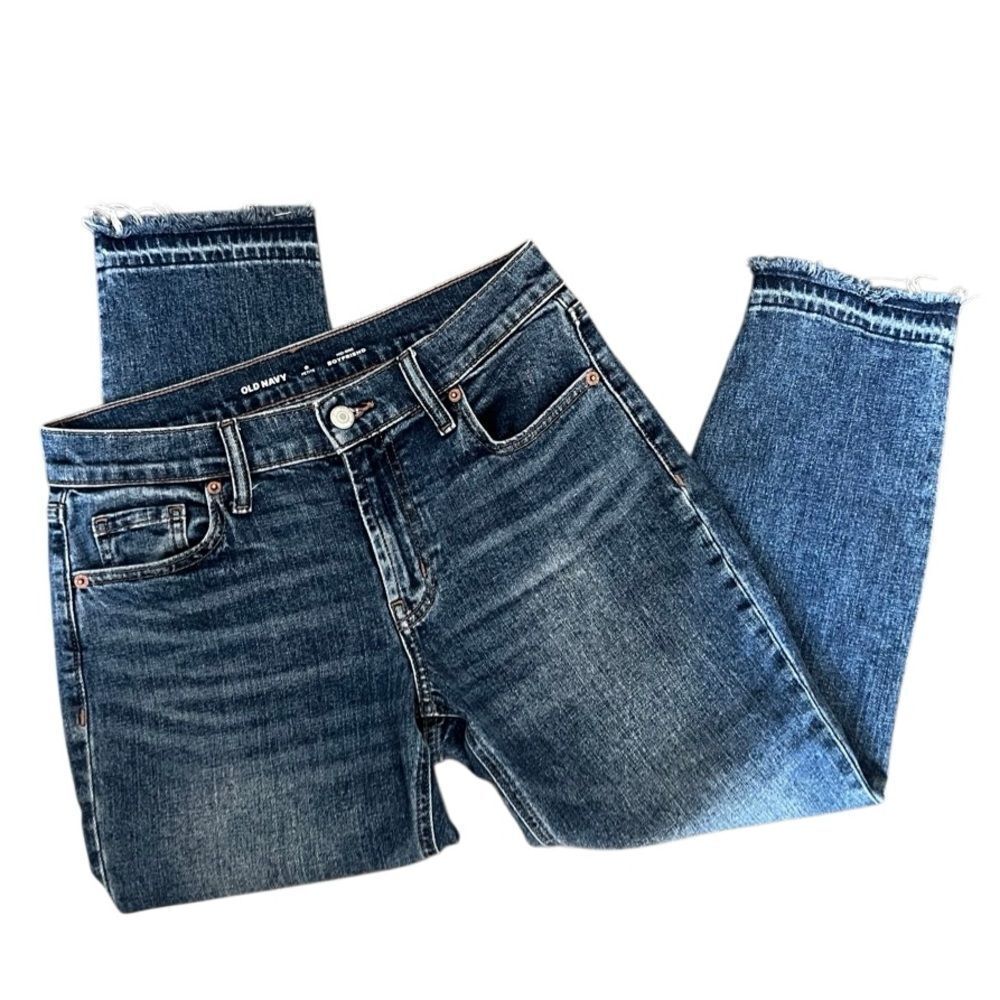 Old Navy Mid-rise boyfriend Capri Denim Jeans Size 0 Petite